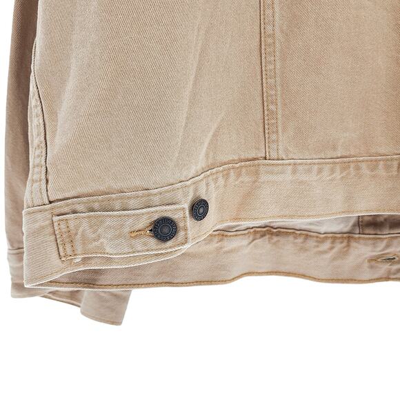 Levi’s Men’s Jean Jacket Vintage Fit Trucker Denim Tan Size XXL Button Front - Picture 4 of 16